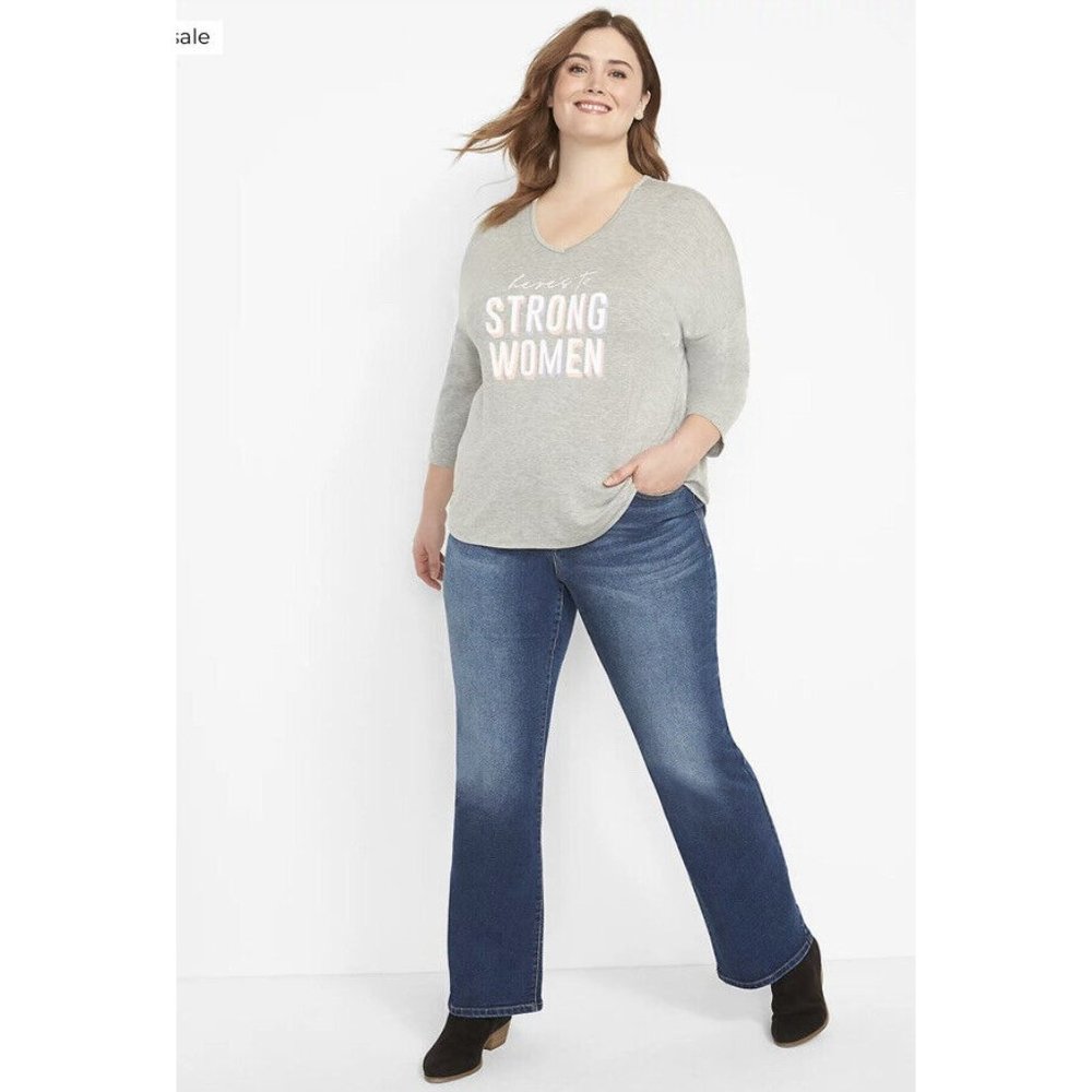 LANE BRYANT STRONG WOMEN TEE 38/40